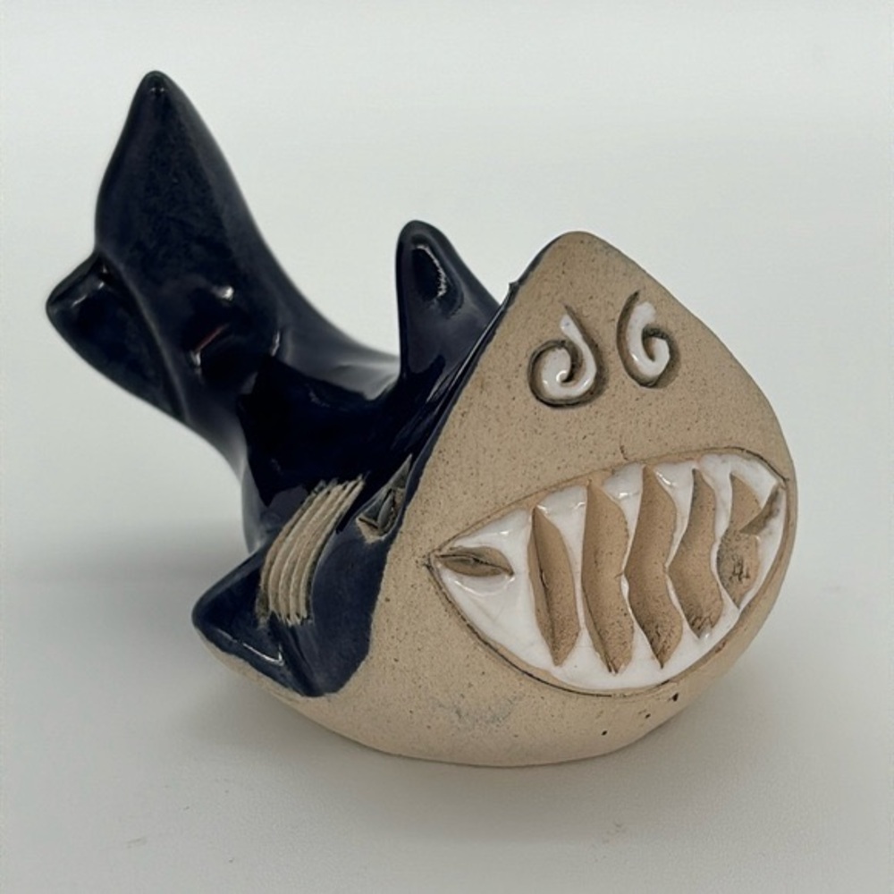 Vintage Retired Artesania Rinconada Shark Figurine From Uruguay